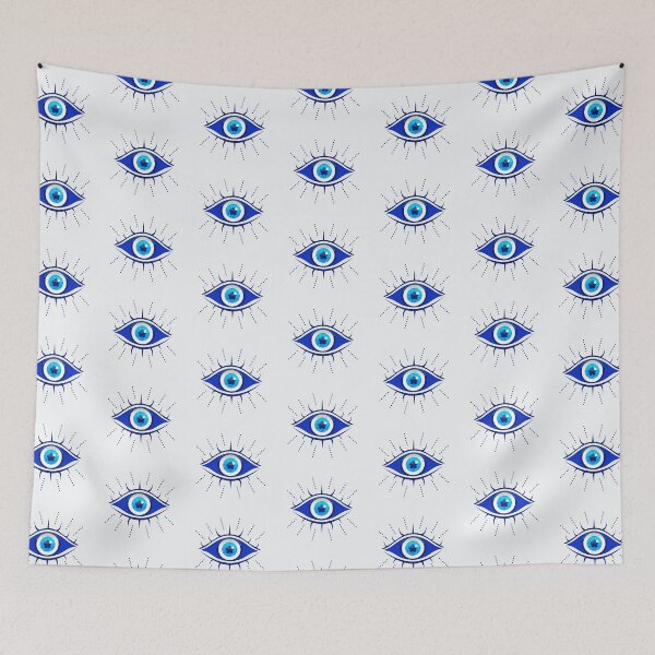Item preview, Símbolo del mal de ojo con iris de la naturaleza y pupila estrella designed and sold by lipemo.