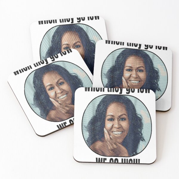 Item preview, Michelle Obama Cuando bajan, vamos alto Cotización designed and sold by RieFiona.