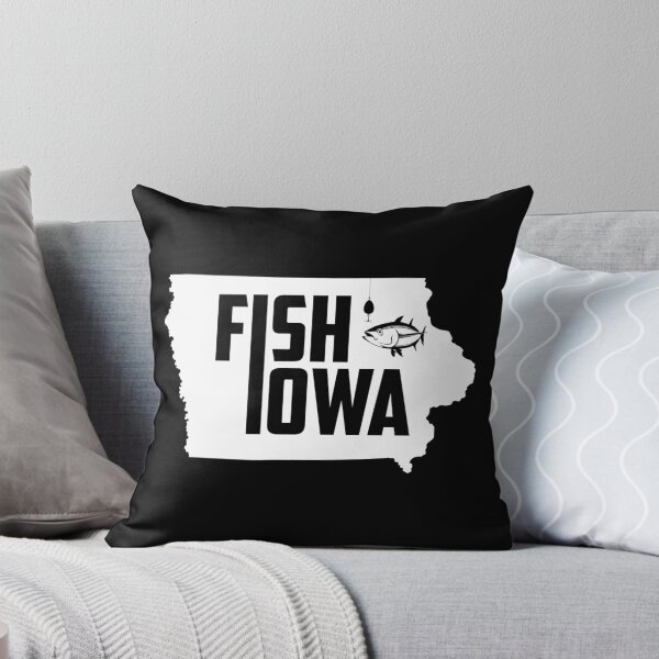 Item preview, Fish Iowa State Pride Fishing print designed and sold by jakehughes2015.