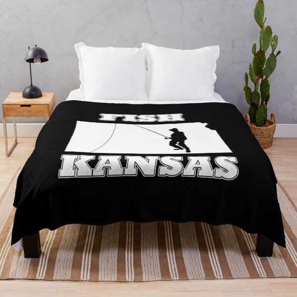 Item preview, Fish Kansas Fishing graphic | Funny Fishing Apparel designed and sold by jakehughes2015.