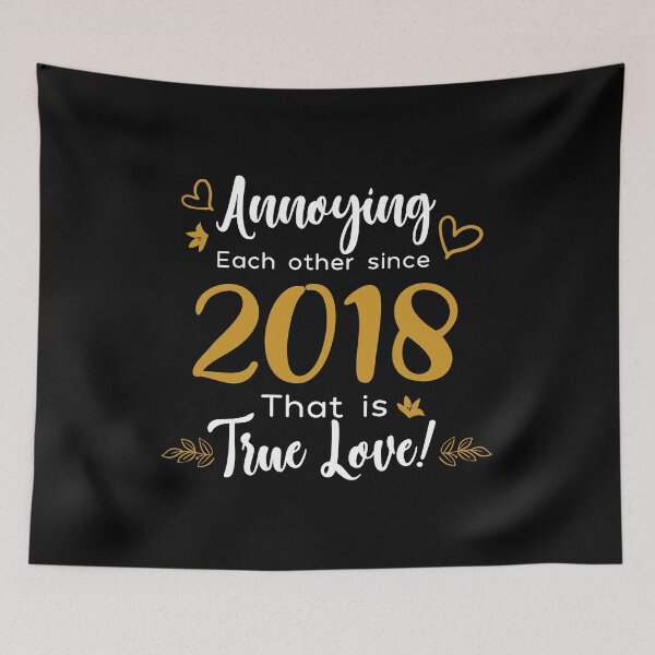 Item preview, Annoying Each Other Since 2018 That is True Love designed and sold by Orange Pieces.