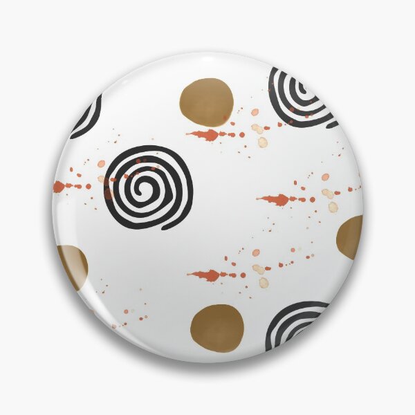 Item preview, Swirls and Dots Pattern designed and sold by GrimalkinStudio.
