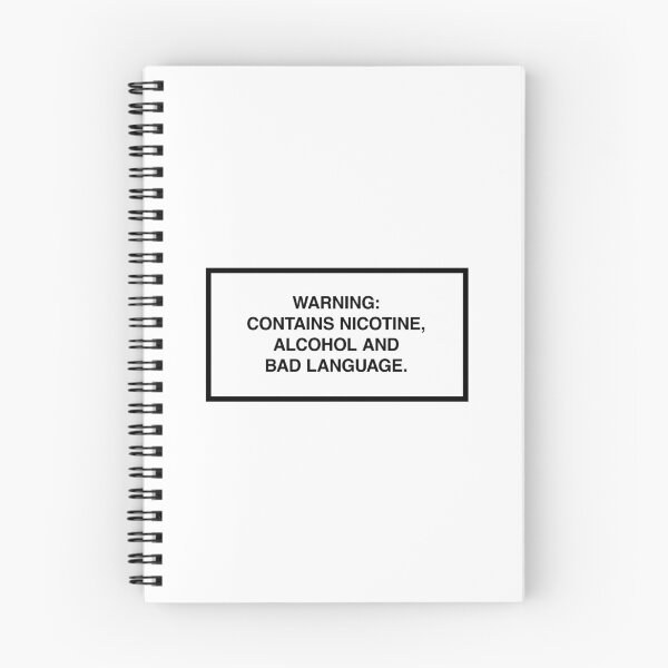 Item preview, Advertencia: contiene nicotina, alcohol y lenguaje inapropiado. designed and sold by lumographica.