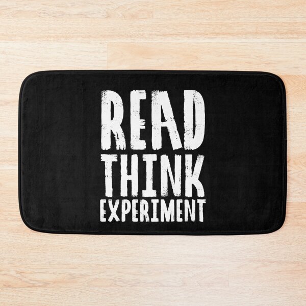 Item preview, Read, Think, Experiment. | Self Improvement | Life | Quotes | Black designed and sold by Wintre2.