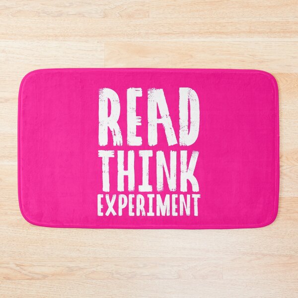 Item preview, Read, Think, Experiment. | Self Improvement | Life | Quotes | Pink designed and sold by Wintre2.