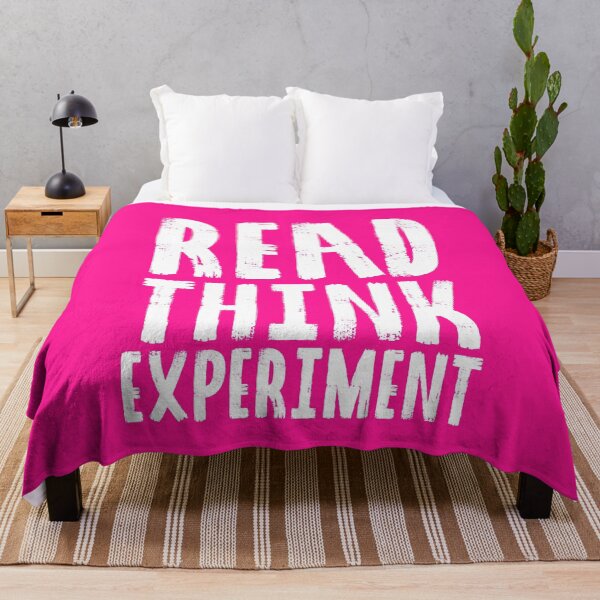 Item preview, Read, Think, Experiment. | Self Improvement | Life | Quotes | Pink designed and sold by Wintre2.