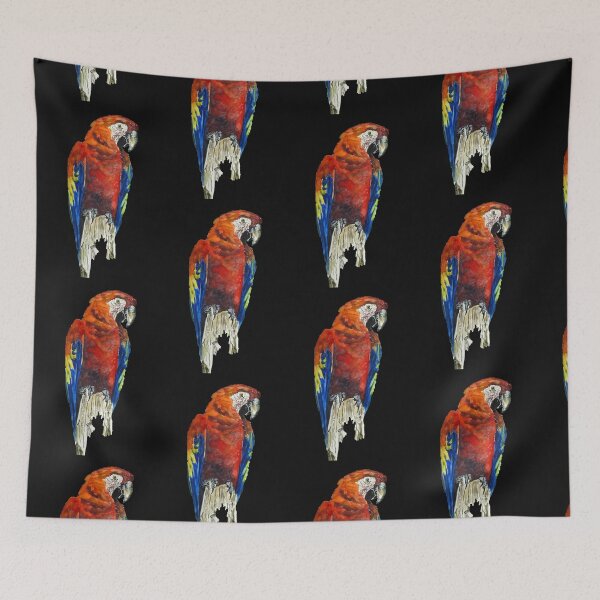 Item preview, Ara Macao - parrots - red macaw designed and sold by joelle Guillaume.