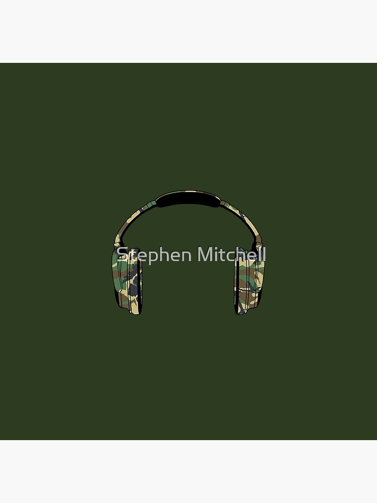 Headphones (Camouflage) by ezcreative