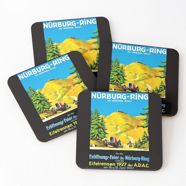 Item preview, NURBURG-RING : Vintage 1927 Auto Racing Advertising Print designed and sold by posterbobs.