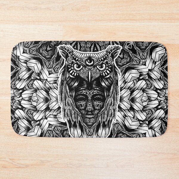Item preview, Owl and face designed and sold by fakeface.