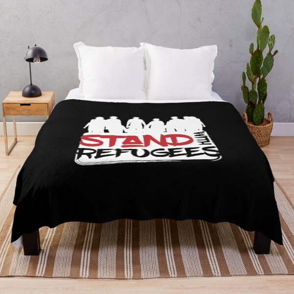 Item preview, Stand With Refugees refugee activist demos designed and sold by MooonTees.
