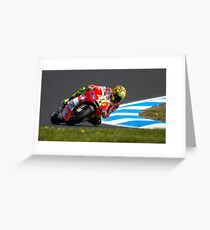 valentino rossi phillip island 2011 Greeting Card