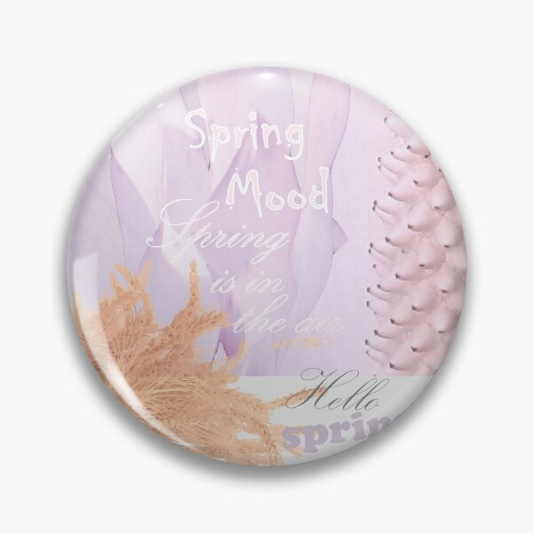 Item preview, Hello-spring, spring-in-the air, spring, spring-mood, quotes, collage , cyclamen, lilac, purple ,tan, decor, RedBubble designed and sold by PrintedDreams.