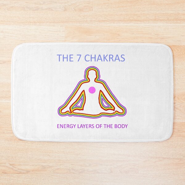 Item preview, The seven chakras of the human body with heart producing energy that moves in all directions creating layers.  designed and sold by Shawlin Islam.