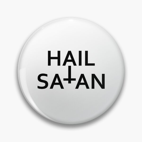 Item preview, Hail Satan- Antichrist quote with occult symbol designed and sold by Shawlin Islam.