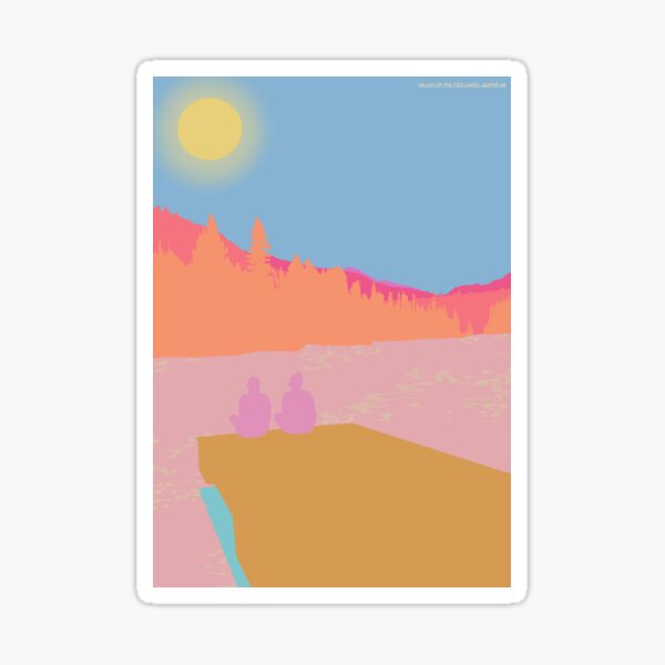 Valley of the Five Lakes Sticker