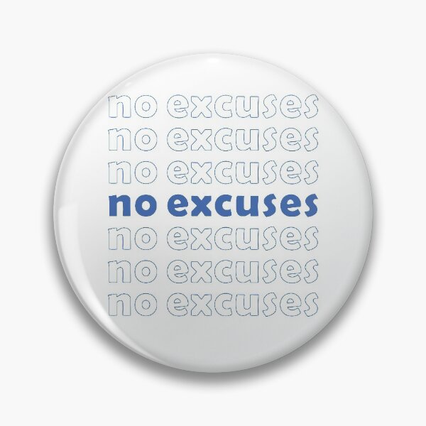 Item preview, No Excuses Motivational Quote QR Code Design designed and sold by t-factor.