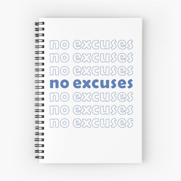 Item preview, No Excuses Motivational Quote QR Code Design designed and sold by t-factor.