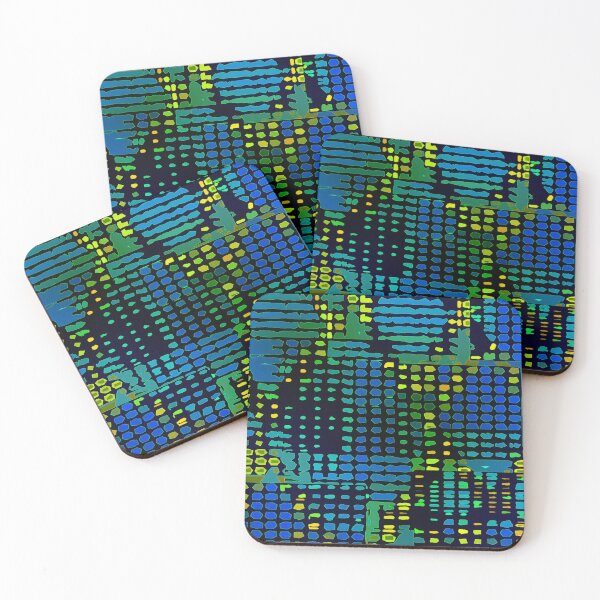 Item preview, Abstract Blue Yellow Green Spots  designed and sold by SillaHoekstra.