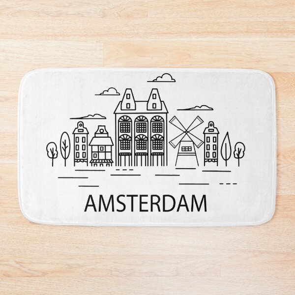 Item preview,  Line Art Amsterdam designed and sold by Yanina Kovalskaya.