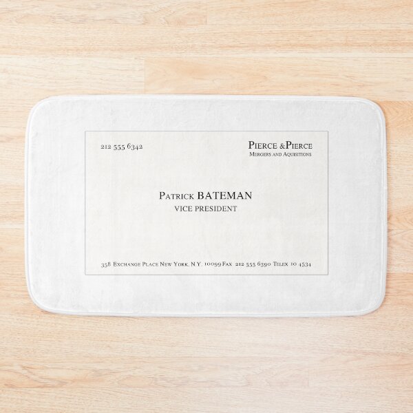 Item preview, Patrick Bateman, vice president designed and sold by Pastryho.