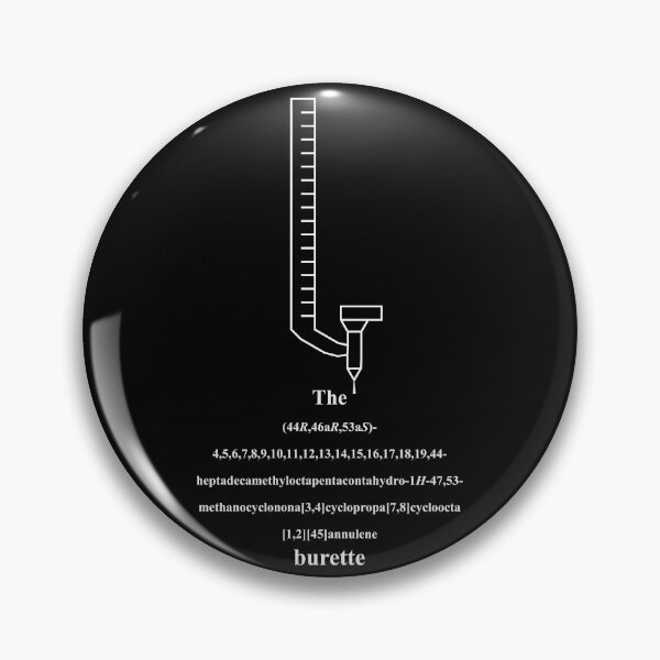 Item preview, burette / buret - chemistry - IUPAC Nerd - white  designed and sold by Marcel Wirth.