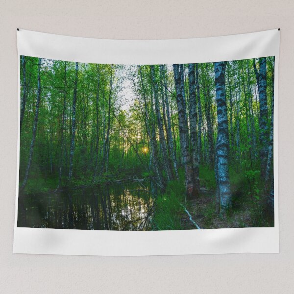Item preview, Spring evening on the forest river designed and sold by yarvin13.