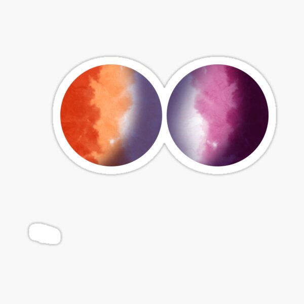 Lesbian Planets Sticker