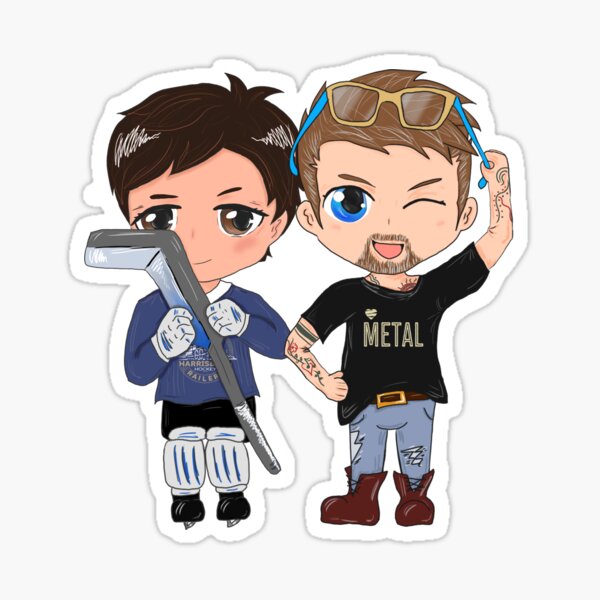 Bryan and Gatlin from Railers 6, Goal Line Sticker