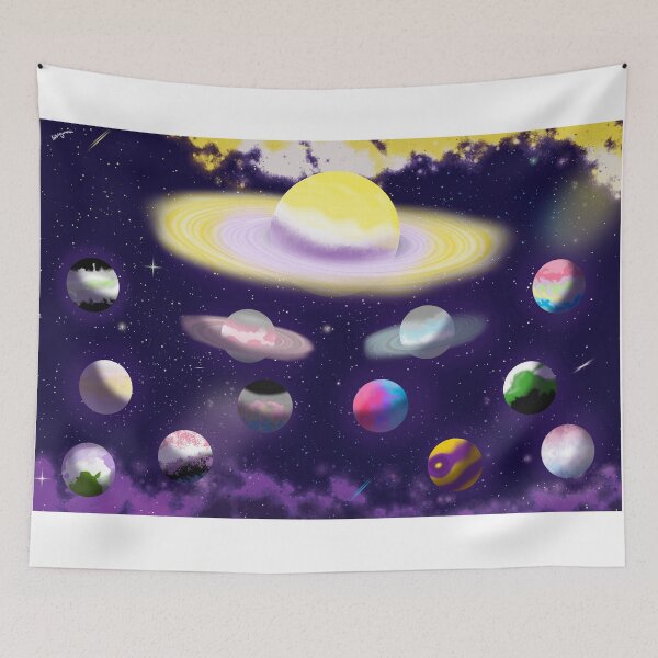 Item preview, The Non-Binary Galaxy designed and sold by Noblejanobii.