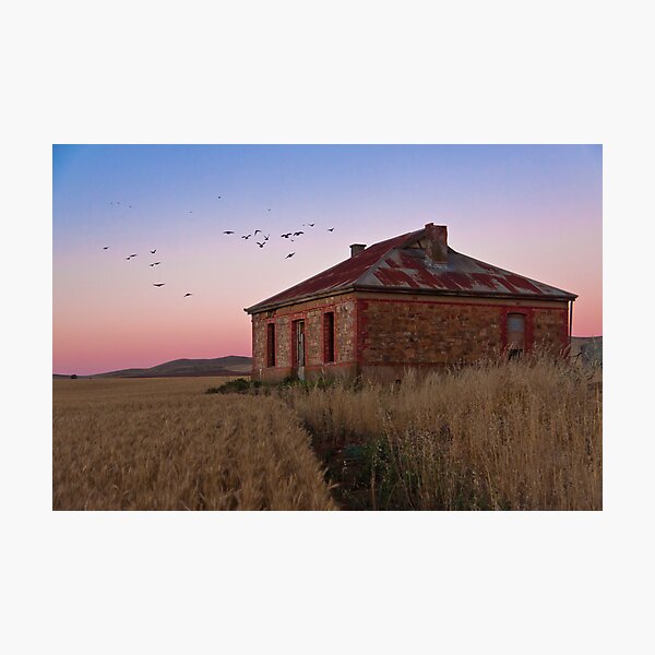 Item preview, Burra Homestead Ruin & Twilight Birds designed and sold by pablosvista2.