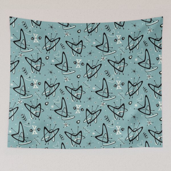 Item preview, Atomic Fifties Flashback - Blue designed and sold by studioxtine.