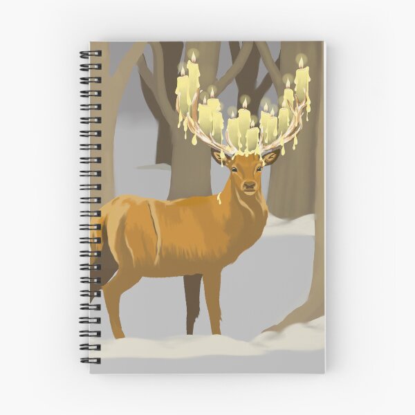 Item preview, stag with candles designed and sold by SophiaAntonia.