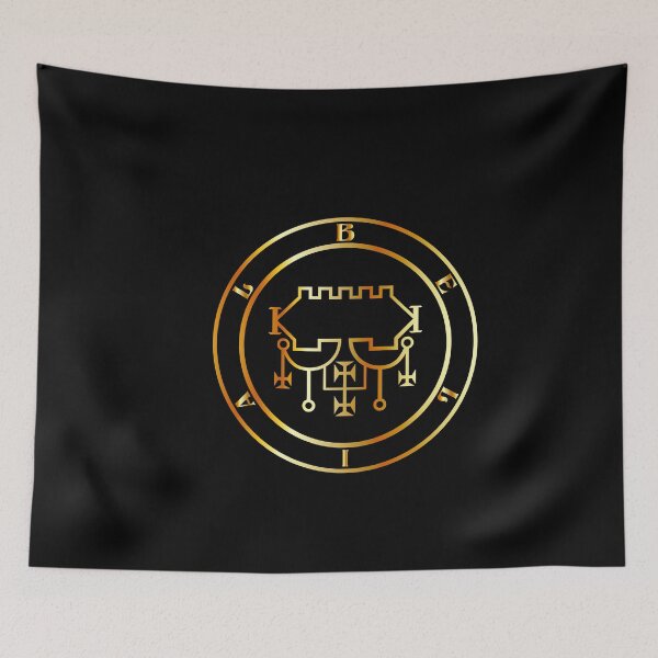Item preview, Seal of Belial or Sigil of Belial in gold- The Sixty-eighth Spirit created after Lucifer	 designed and sold by Shawlin Islam.