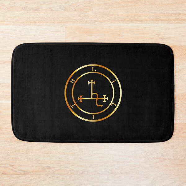 Item preview, Sigil of Lilith- Female demon Lilith symbol in gold colors designed and sold by Shawlin Islam.