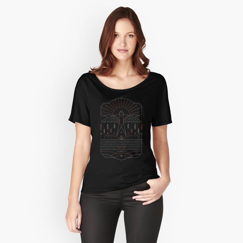 Aperçu de l'œuvre T-shirt coupe relax créée et vendue par thepapercrane.