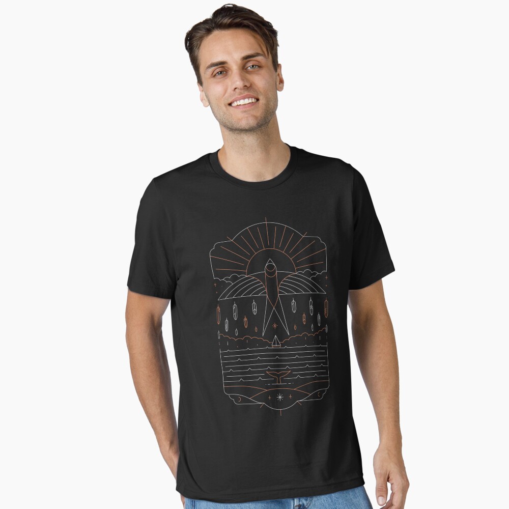 Aperçu de l'œuvre T-shirt essentiel créée et vendue par thepapercrane.