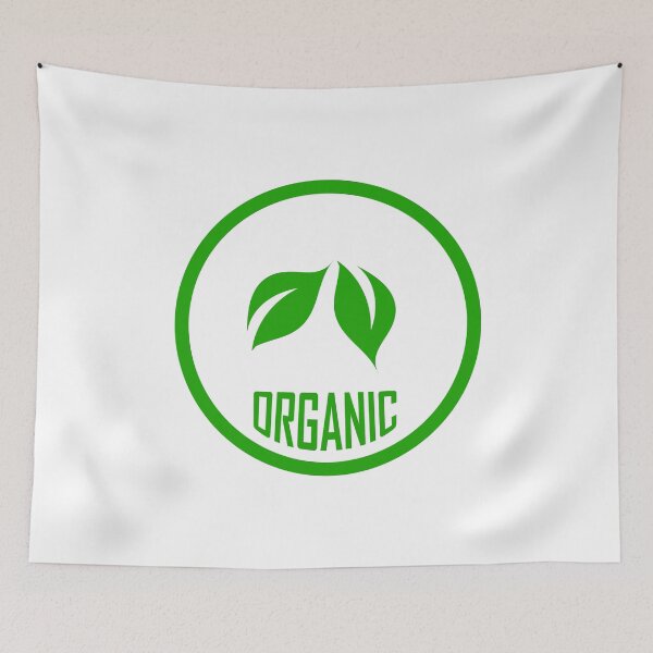 Item preview, Leaves showing Organic food sign leaf symbolizing Vegetarian friendly diet by European Vegetarian Union designed and sold by Shawlin Islam.