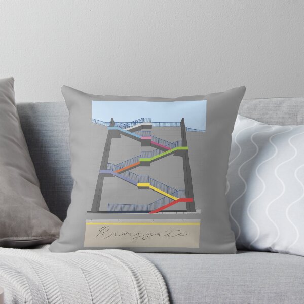 Item preview, Ramsgate Harbour Rainbow Colour Stairs  designed and sold by OneThreeSix.
