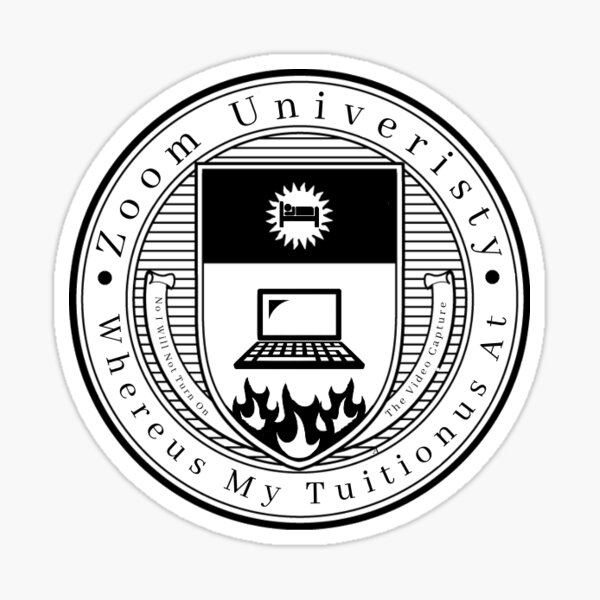 Zoom University Sticker