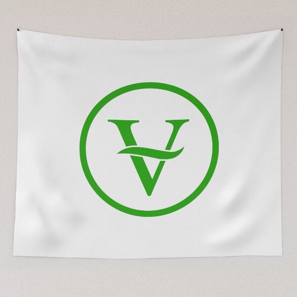 Item preview, The V-label- V with a leaf symbolizing Vegetarian friendly diet by European Vegetarian Union designed and sold by Shawlin Islam.