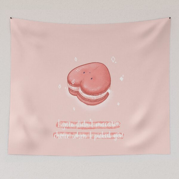 Item preview, I sure didn't macaron choice when I picked you pastries and desserts pun card designed and sold by AliciaBarten.
