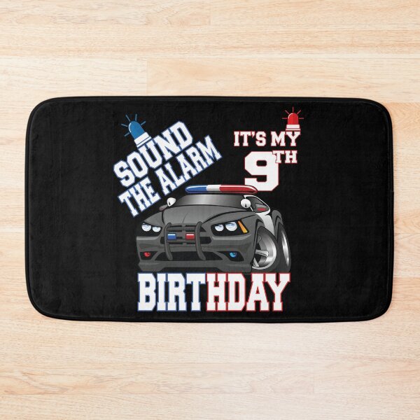 Item preview, Sound The Alarm It's My 9th Birthday 9 Years Old Policeman product designed and sold by Grabitees.