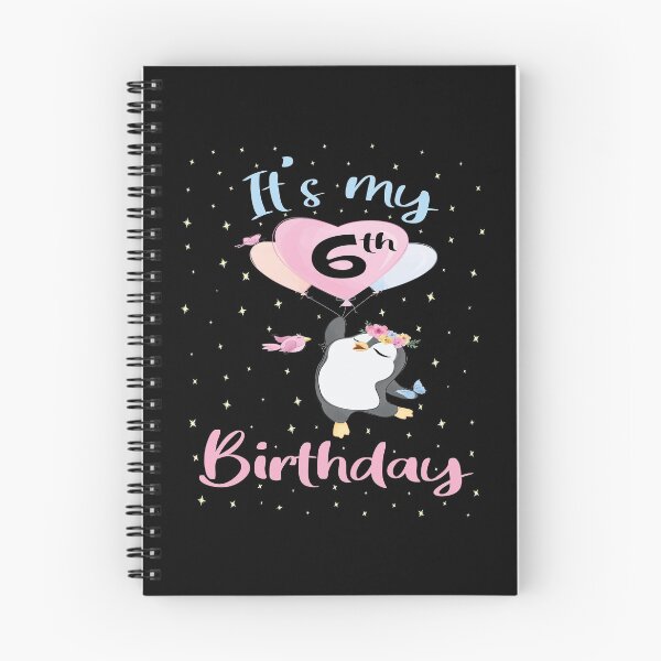 Item preview, It's My 6th Birthday Penguin Girl 6 Years Old B-day product designed and sold by Grabitees.