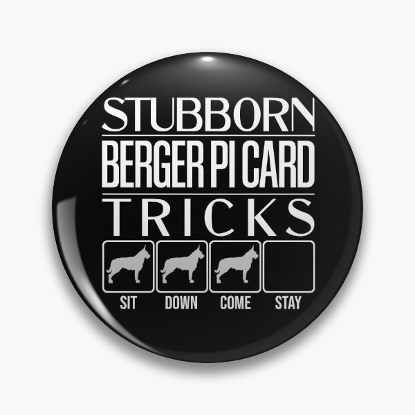 Item preview, Funny Berger Picard Design: Stubborn Berger Picard Tricks / Stubborn Dog Tricks, funny gift idea designed and sold by HEJAshirts.
