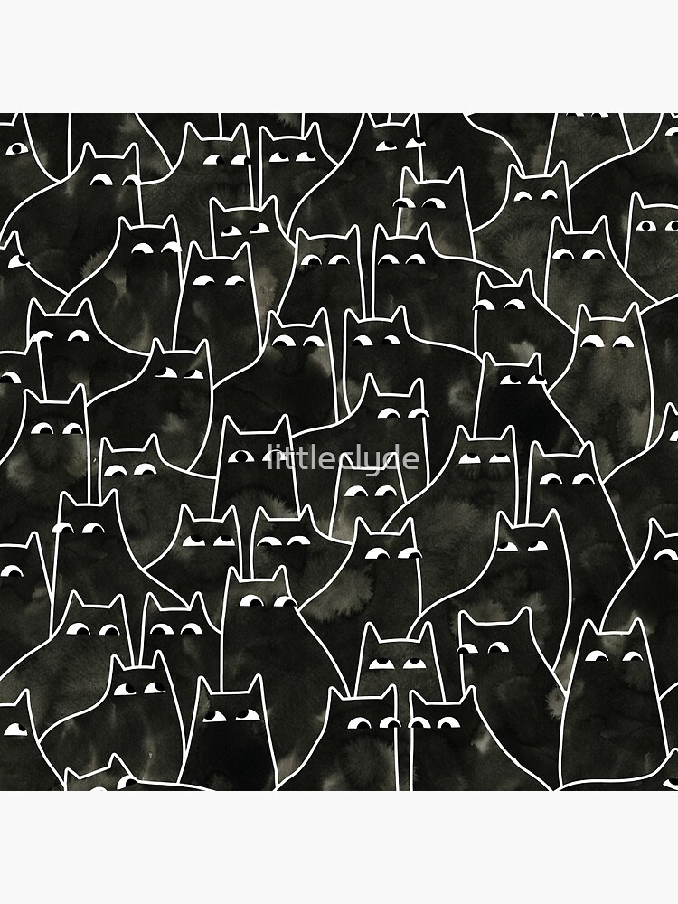 Suspicious Cats by littleclyde