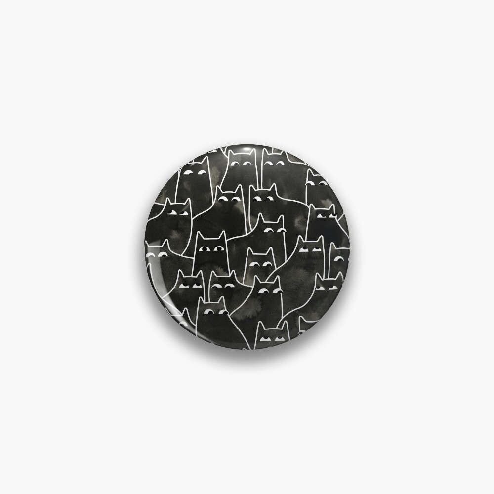 Suspicious Cats Pin