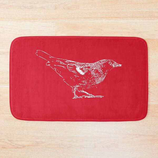 Item preview, Red Winged Blackbird  White Print  designed and sold by designsasstultd.