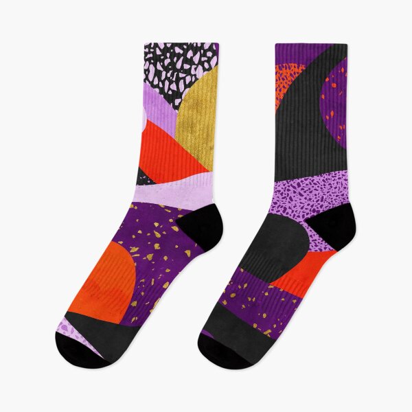 Item preview, Terrazzo galaxy purple orange gold designed and sold by Sylvain Combe.