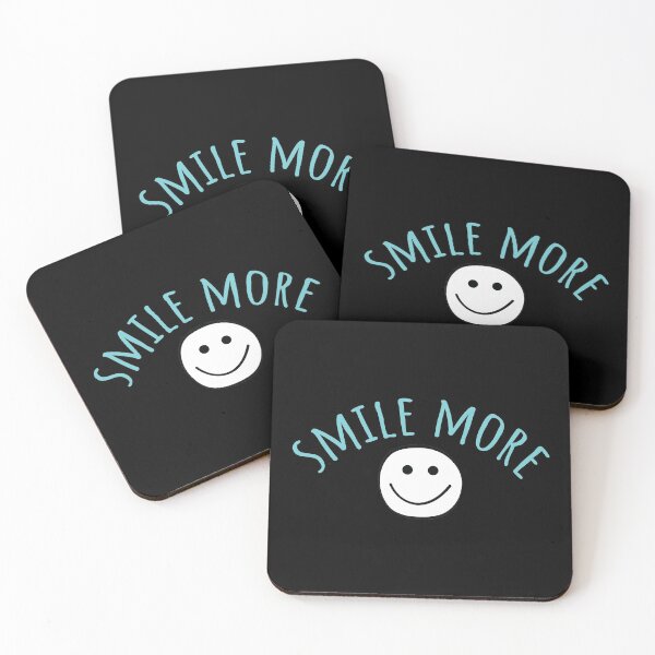 Item preview, Smile More - Turquoise designed and sold by feliciasdesigns.